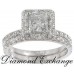 2.30 Ct Women's Princess Cut Diamond Engagement Ring